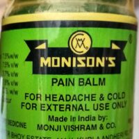 monisons pain balm 200 gm monji vishram and co